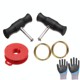 7-piece set (handle +2 rolls of steel wire + a pair of gloves) 417G