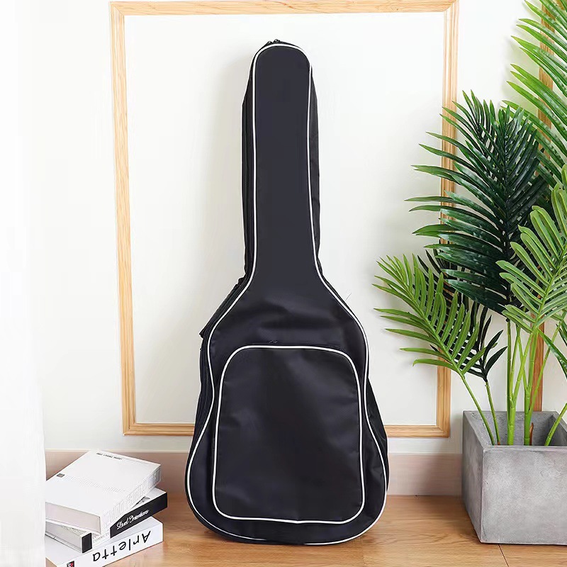41 Inch Cotton Thickened Waterproof Guitar Backpack Folk Guitar 5mm Thickened Waterproof Bag Single Layer Oxford Cloth Bag