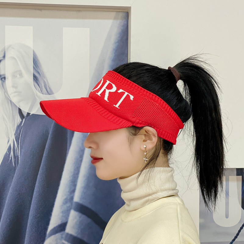 Hat women's summer Korean-style empty top hat new outdoor cap sunscreen Cute Sports baseball cap wholesale