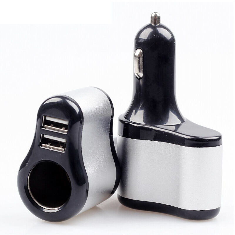 Car Charger Super Fast Charge One-on-Three Cigarette Charger MP3 Bluetooth Mobile Phone Digital Display Car Supplies