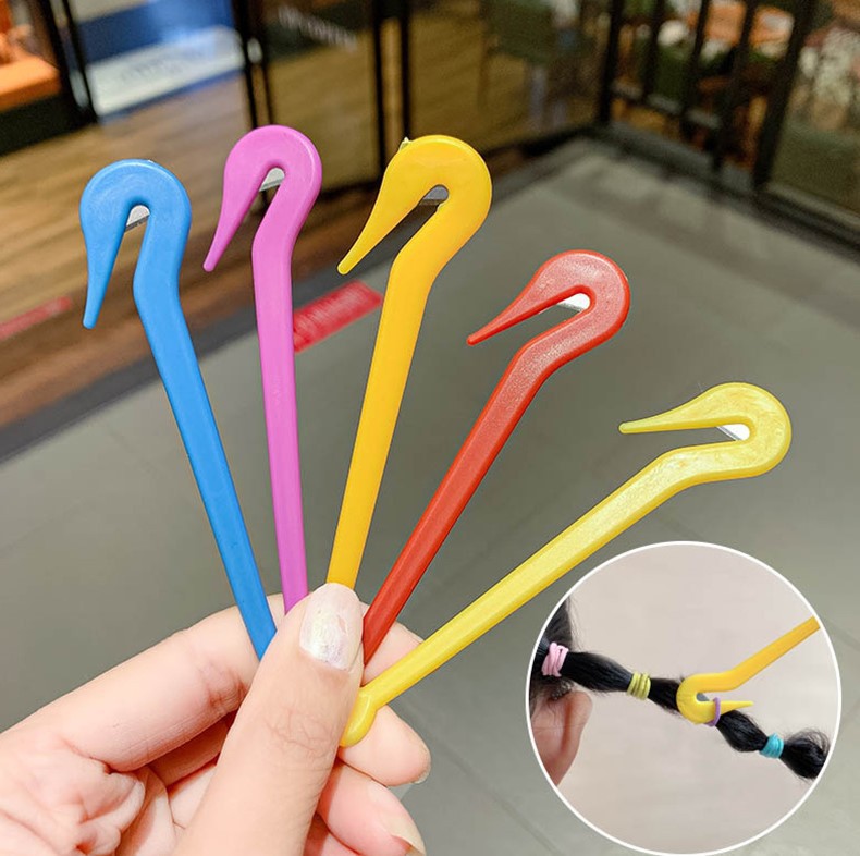 Children's Hair removal artifact disposable hair braiding rubber band does not hurt hair baby female scraping scissors hair removal tool knife