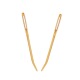 Golden curved needle