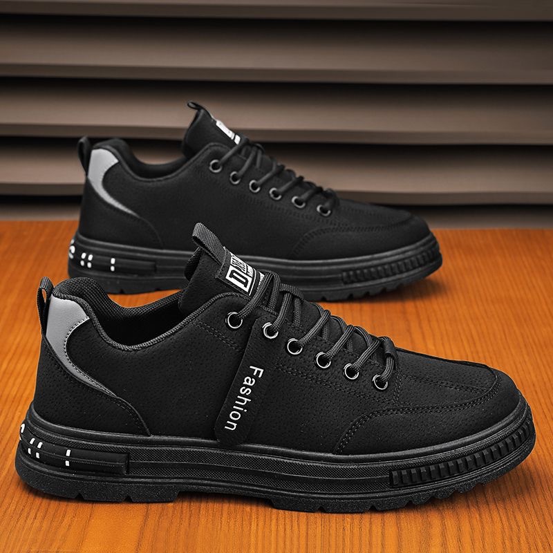 Autumn Men's Shoes New Breathable Labor Protection Shoes Men's Work Site Fashionable All-match Non-slip Sports Sneakers Dad's Shoes