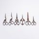 Crane scissors stainless steel gold-plated crane-shaped scissors retro cross-stitch thread scissors tea ceremony tea bag small scissors set