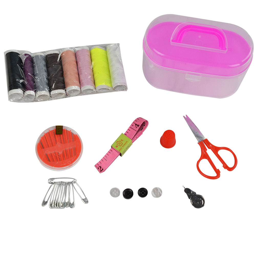 Household sewing box suit mini treasure box fabric handmade sewing box suit simple version 100g