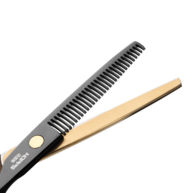 Black Gold Amazon Haircut Hairdresser Cutter Bangs Artifact Flat Cut Tooth Cut Thin Cut Set Hair Cut Scissors