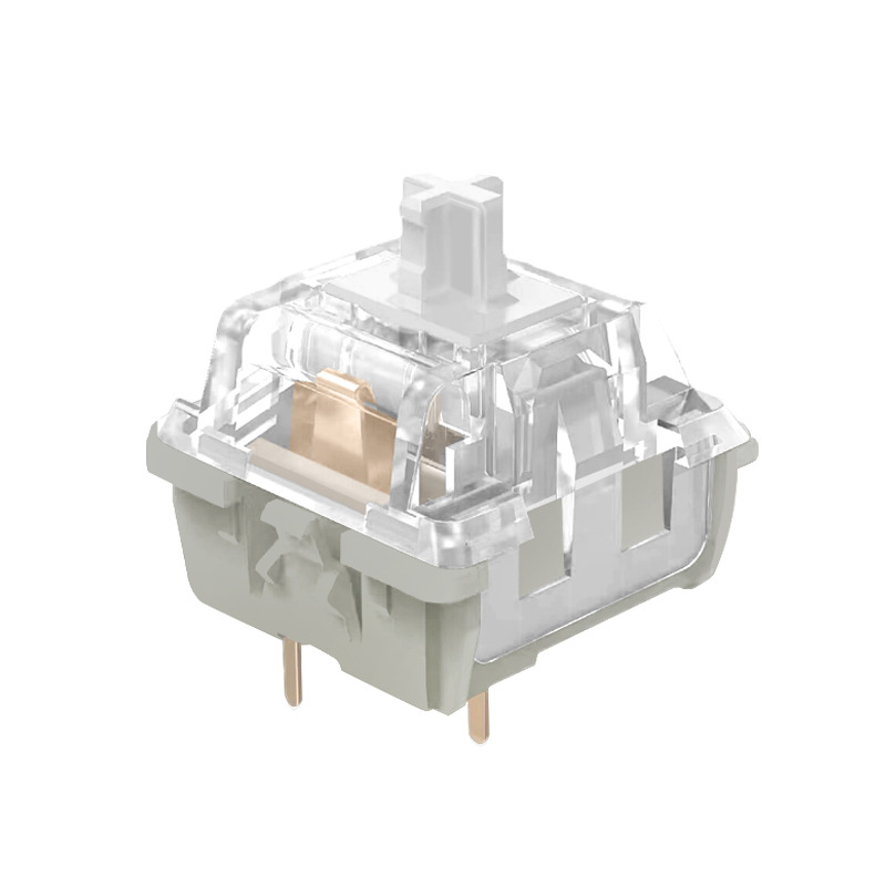 KTT Kangteng Kang White Shaft V3 Light Transmission Good Customization Mechanical Keyboard Shaft Accessories