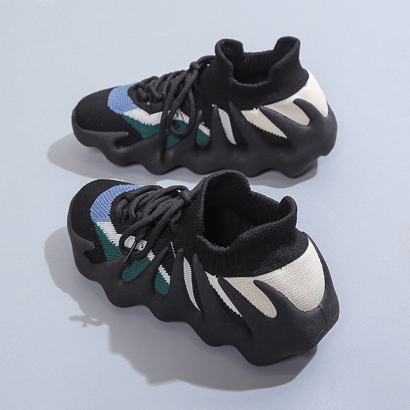 Women's Shoes 2023 Spring New Fly-woven Breathable Soft-soled Sports Casual Sock Shoes Odor-proof Coconut Shoes Octopus Shoes