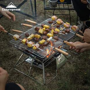 Coleman MT-3 large folding portable stainless steel barbecue grill BBQ grill BBQ oven grill net grill