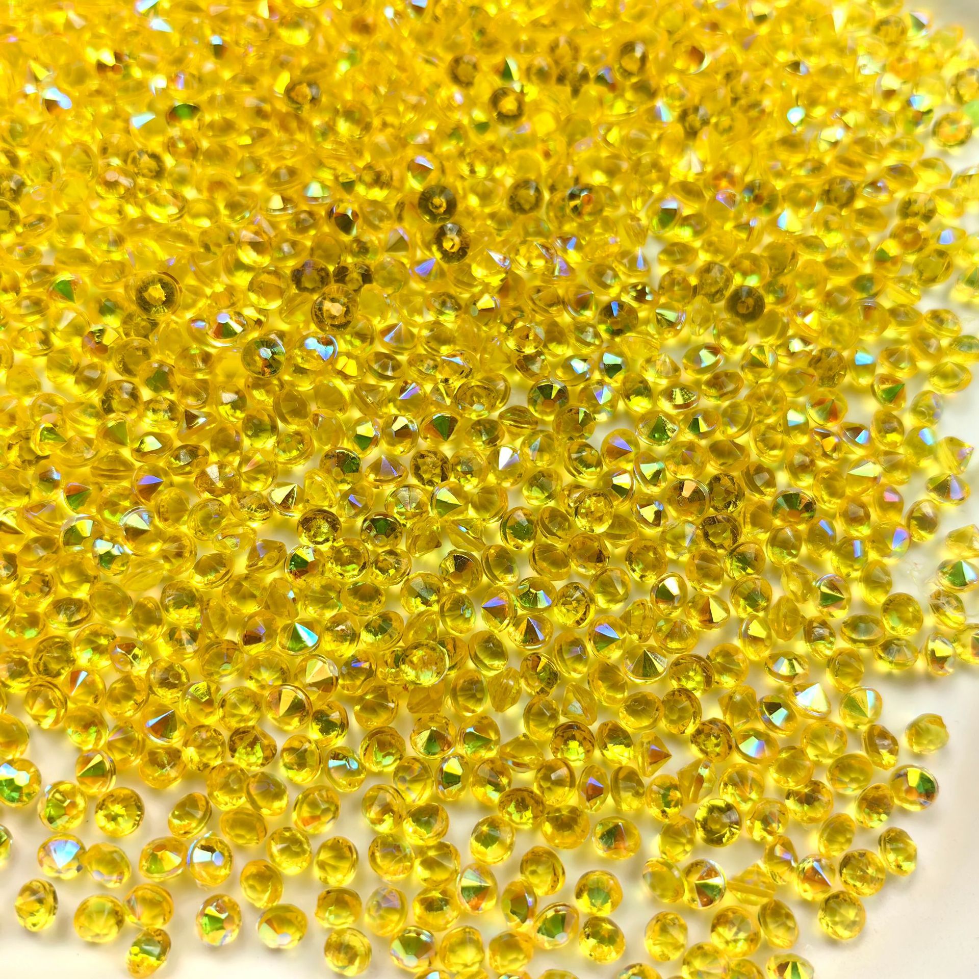 4mmAB colored diamond acrylic diamond diy filler pointed diamond crystal porcelain painting diamond resin bracelet earrings