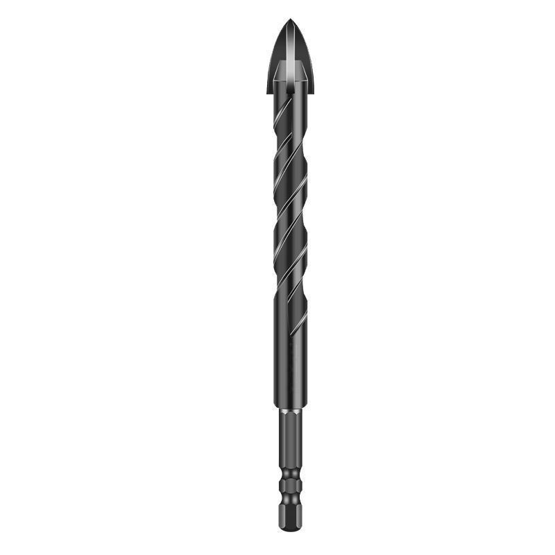 タイル十字ドリル全磁器電気ドリル専用四刃覇王パンチコンクリート合金三角ドリル大全6mm|undefined