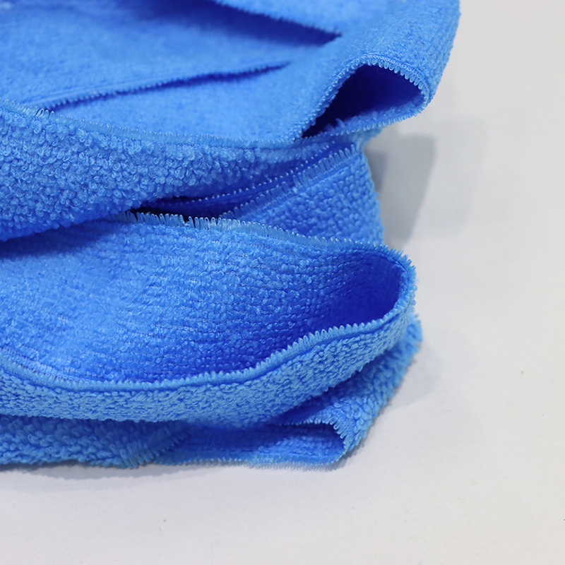 Factory wholesale direct selling blue terry cloth mop head threaded mop head plastic round head accessories fitting straight rod