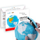 Creative paper earth 20cm (student hand-painted version)