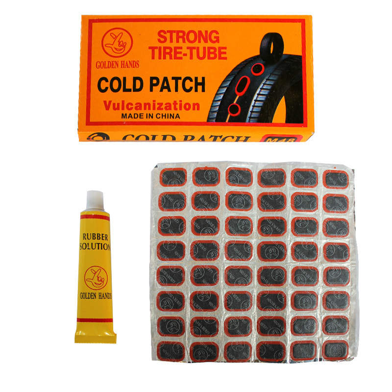 Mountain bike cold repair motorcycle electric car tire repair tool bicycle tire repair film glue set