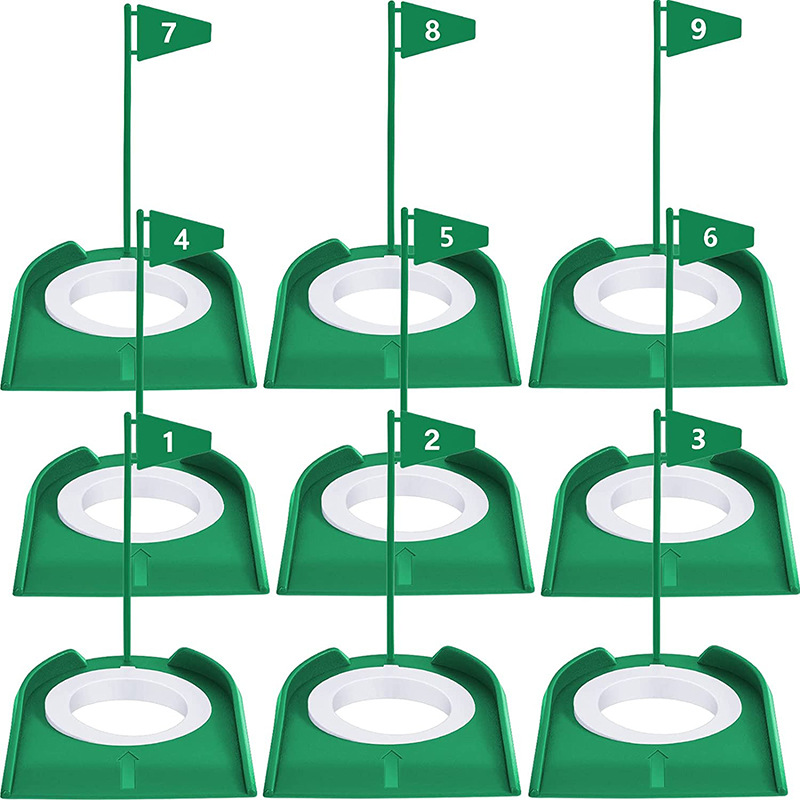 Golf putter plate digital 9 sets of putter exerciser green putter practice golf accessories