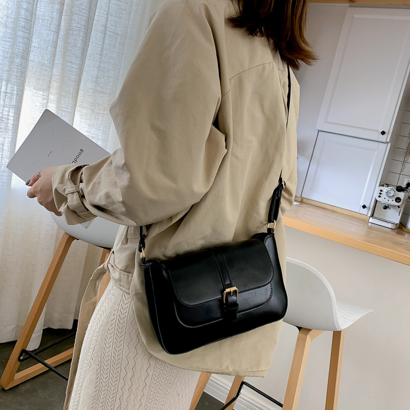 New small bag for women ins fashion retro versatile small square bag new shoulder crossbody bag trendy shoulder bag