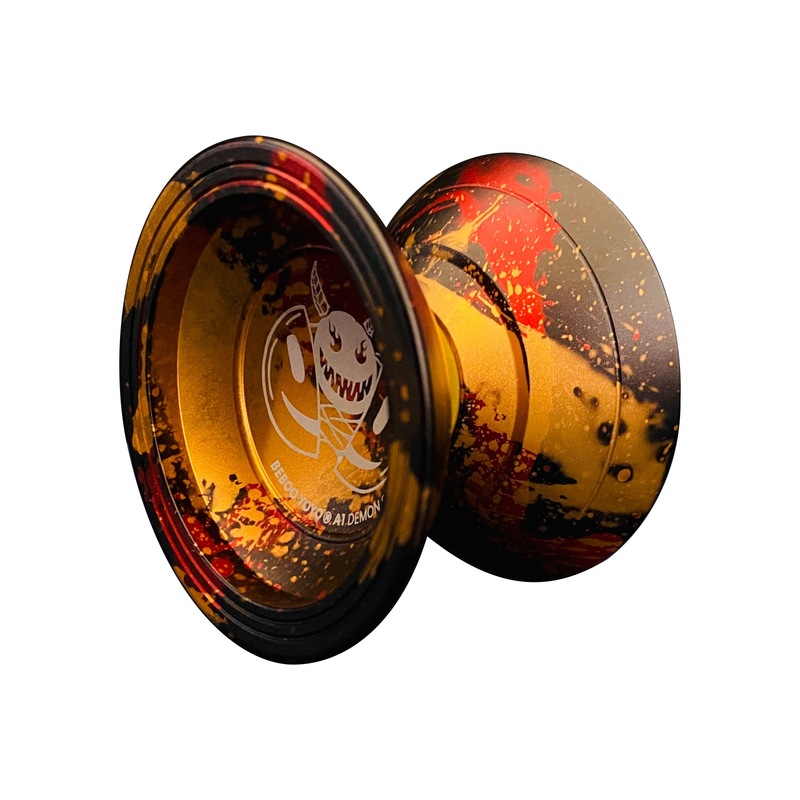 男の子のおもちゃのヨーヨーボールbebooyoyo a1悪魔の種の金色の溶岩のヨーヨーボールは付属品の箱を送ります。|undefined