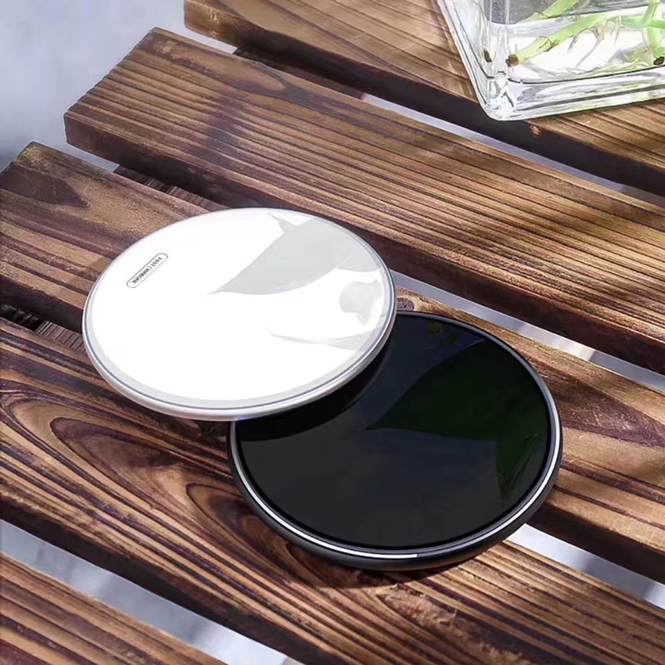 Wireless charger 10/15/20/30/50W frosted GY-68 disc factory wholesale fabric square mirror