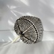 New bamboo fan-cool black 30x38cm