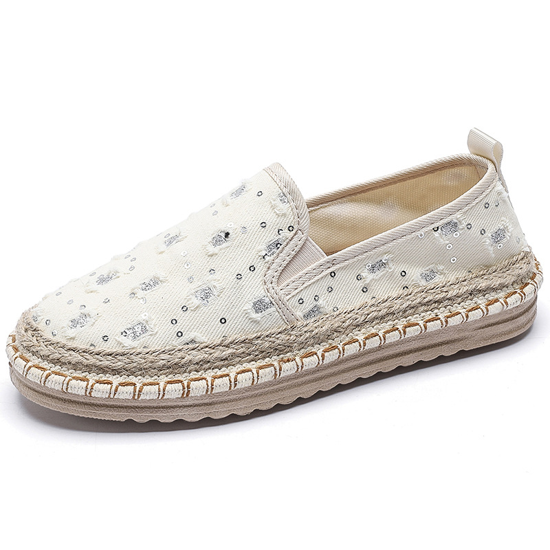 Old Beijing Original Cloth Shoes Women's Casual All-match Summer 2023 New Breathable Fragrant Style Slip-on Fisherman Shoes for Women