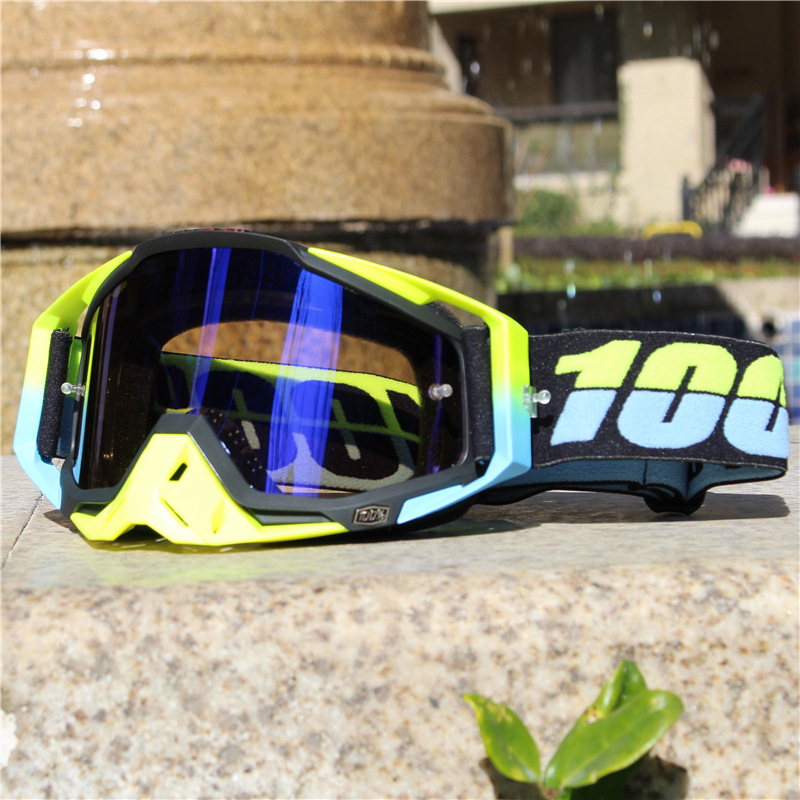 Single pair motorcycle riding goggles outdoor sports goggles mountain off-road helmet transparent safety windproof glasses