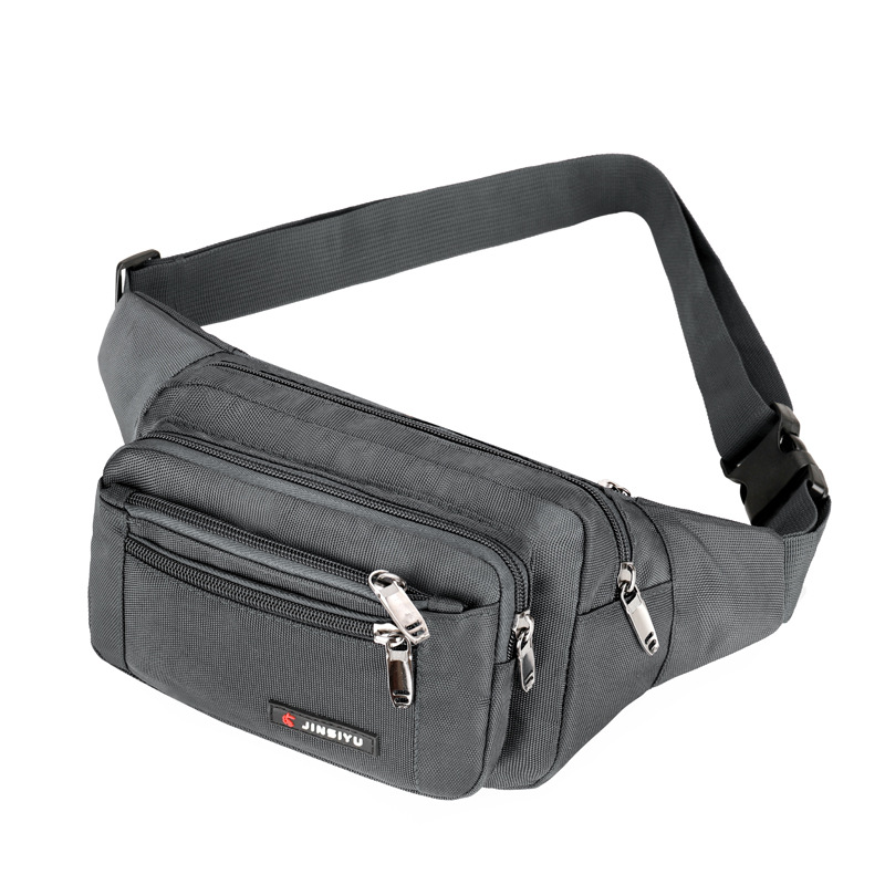Oxford Cloth Satchel Men's Waist Bag Casual Chest Bag Men's and Women's Waterproof Outdoor Shoulder Bag Wholesale Riding Sports Waist Bag