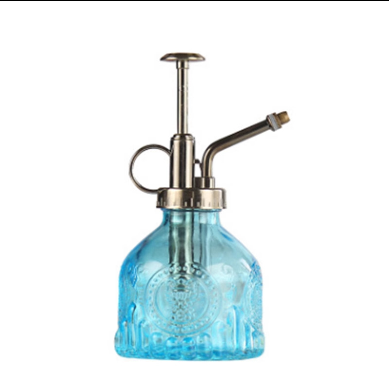 Retro European-style carved glass small watering can gardening watering pneumatic spray pot disinfection watering can watering can