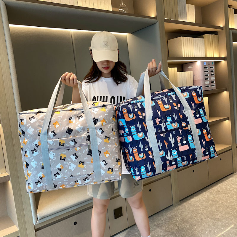 Large Capacity Clothes Storage Bag Folding Travel Storage Bag Quilt Storage Bag Handheld Luggage Bag Short-distance Travel Bag