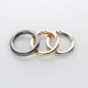 Bag Hanging Buckle Square Wire Spring Ring Keychain Accessories DIY Hardware Bag Hook Buckle Alloy Electroplated Open Ring