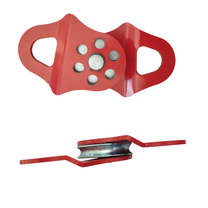 utv off-road winch pully block winch winch rope hook splint pulley modified 6 tons