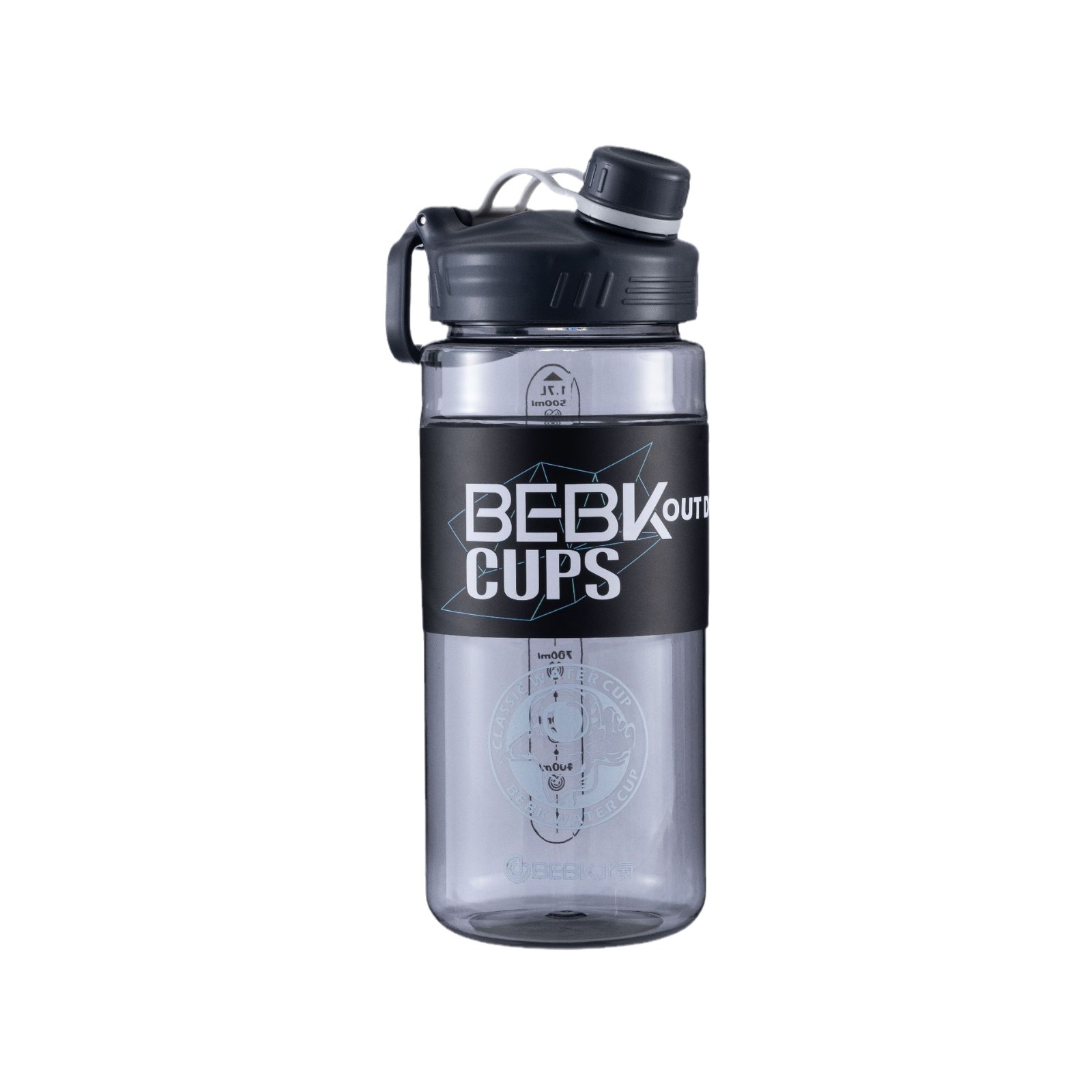 North Krypton Plastic Water Cup Large Capacity Fitness Kettle for Men and Women Portable Space Cup Oversized Outdoor Sports Accompanice Cup
