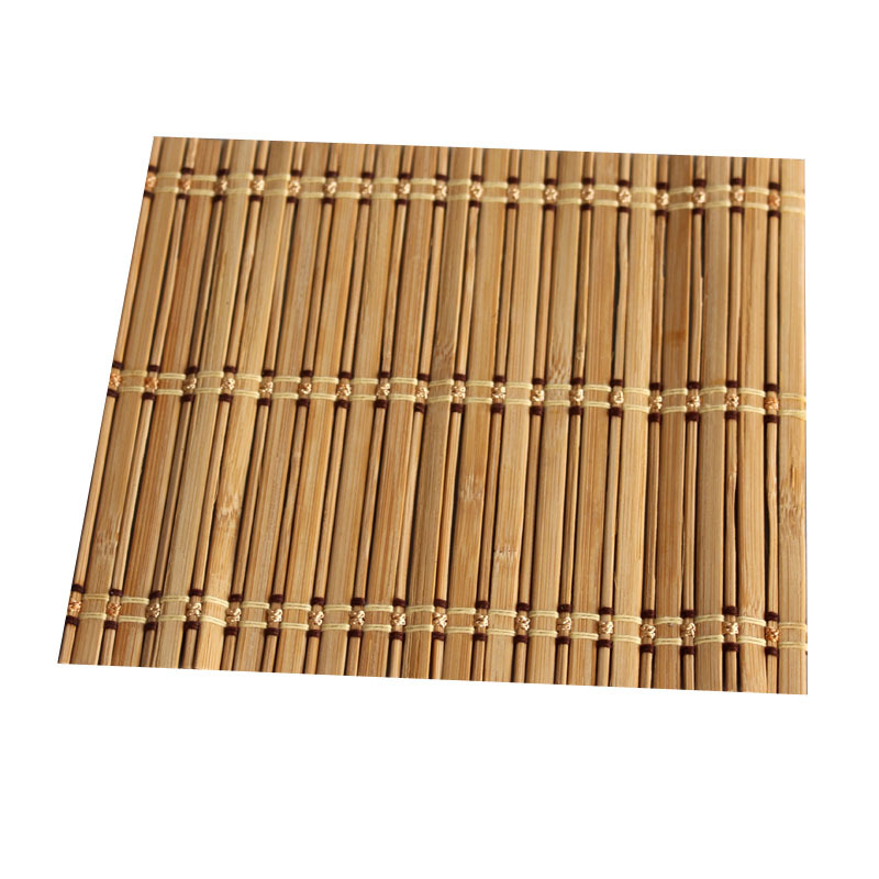 Source Factory Bamboo Waterproof Tea Mat Tea Mat Vintage Square Dry Tea Cup Mat Heat Insulation Mat Home Bamboo Mat