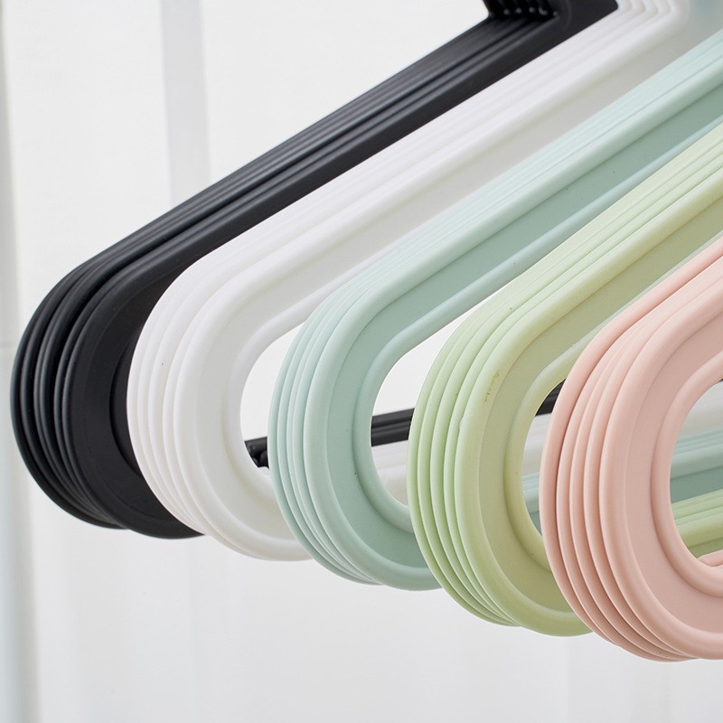 Same as household seamless drying white clothes hanger clothes hanger plastic clothes hanger clothing store clothes hanger clothes hanger Japanese style
