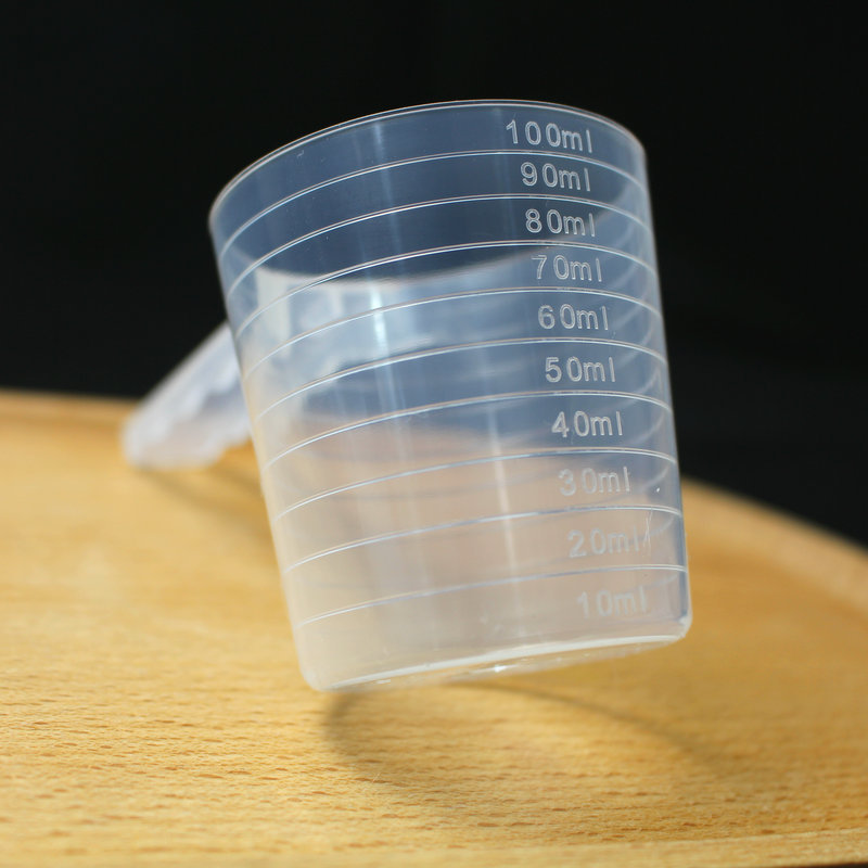 Plastic measuring spoon 100ml graduated pet feed spoon 50g powder liquid particles baking measuring spoon wholesale