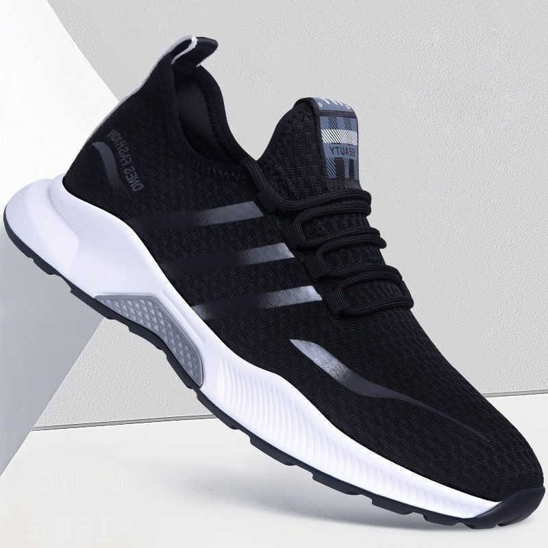 Men's shoes 2023 spring new trend men's sports mesh tide shoes breathable Korean casual shoes a generation of hair