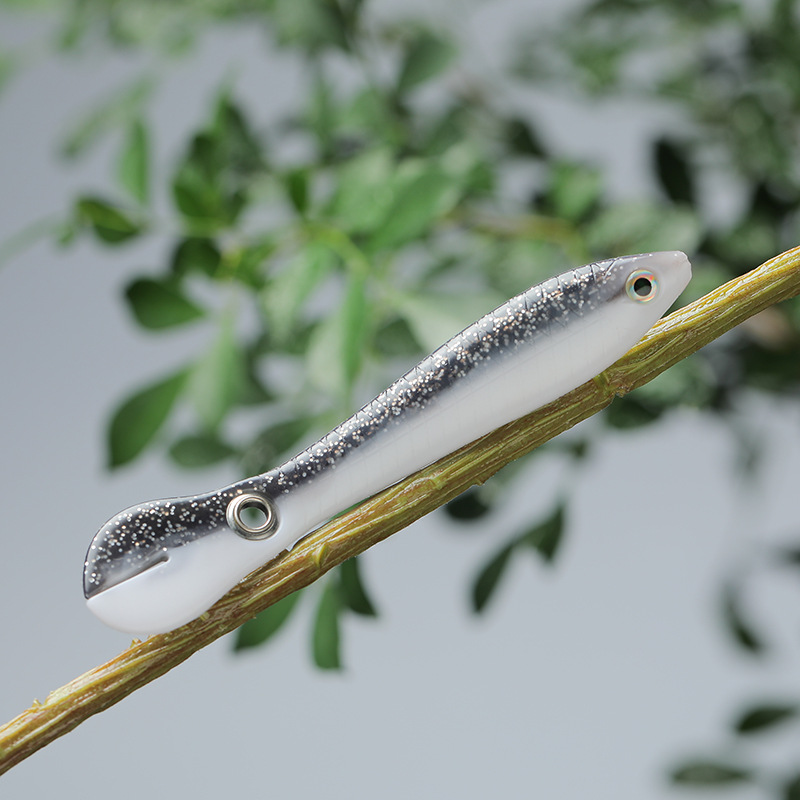 Bionic Soft Bait 10cm/6G wholesale bait Luya fish type small Loach bait explosive fishing black bass Mandarin fish black pit artifact