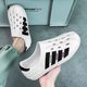 Step on excrement feeling hole shoes men's summer wear sports two wear baotou slippers plus size beach sandals night market wholesale