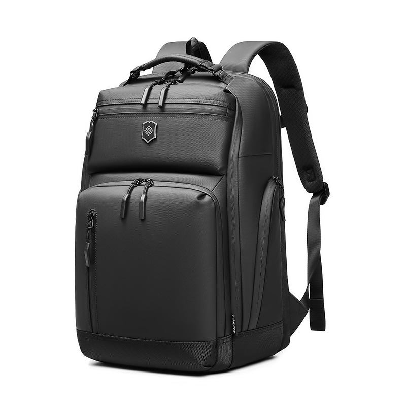 RZTX new backpack men's fashion large capacity business backpack Korean Oxford cloth waterproof junior high school student schoolbag