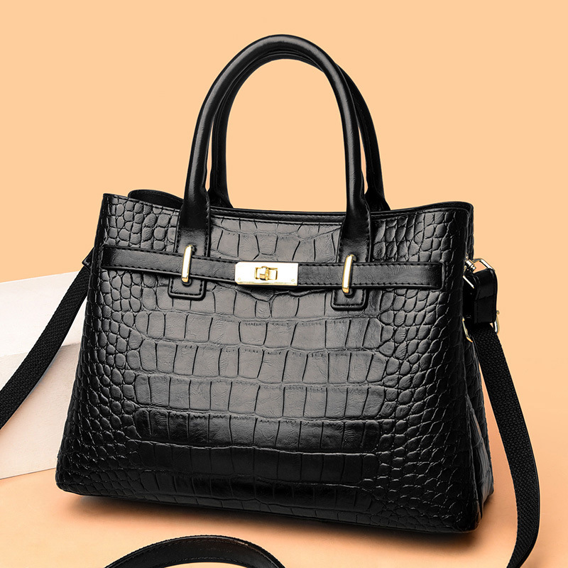 Bag Women's Bag New 2024 Crossbody Bag Women's Shoulder Bag Stone Pattern Atmospheric Women's Handbag Women's One-Piece Hair