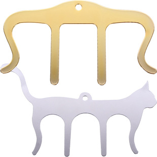 Wholesale transparent note music clip m-type music clip metal piano music clip music music clip
