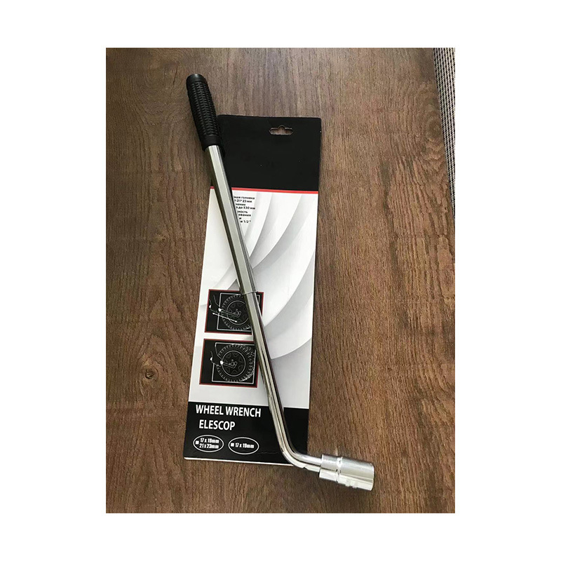 Auto tire wrench telescopic wrench L type chrome vanadium steel socket wrench socket wrench auto repair telescopic wrench