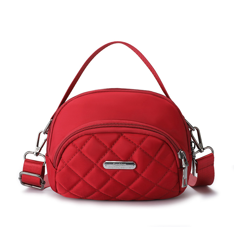 Cross-border New Oxford Cloth Handbag Women's Fashionable Simple Women's Shoulder Bag Nylon Middle-aged and Elderly Mother Bag