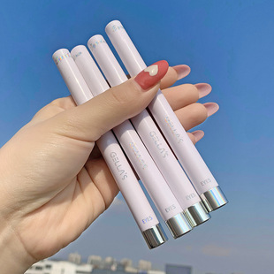 Gellas star eyes bright color dot crystal single head lying silkworm pen white lying silkworm pen