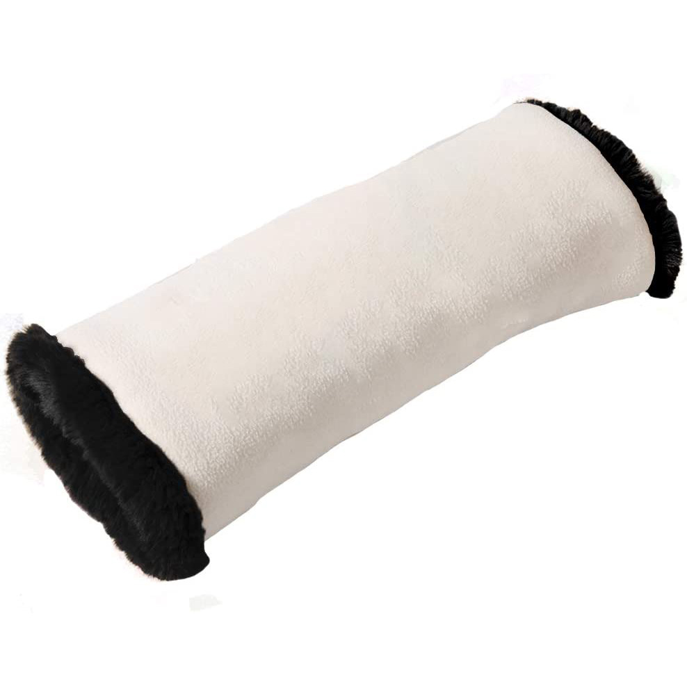 Spot winter lamb wool warm gloves warm plush sleeve arm warmer hand gloves imitation rabbit hair