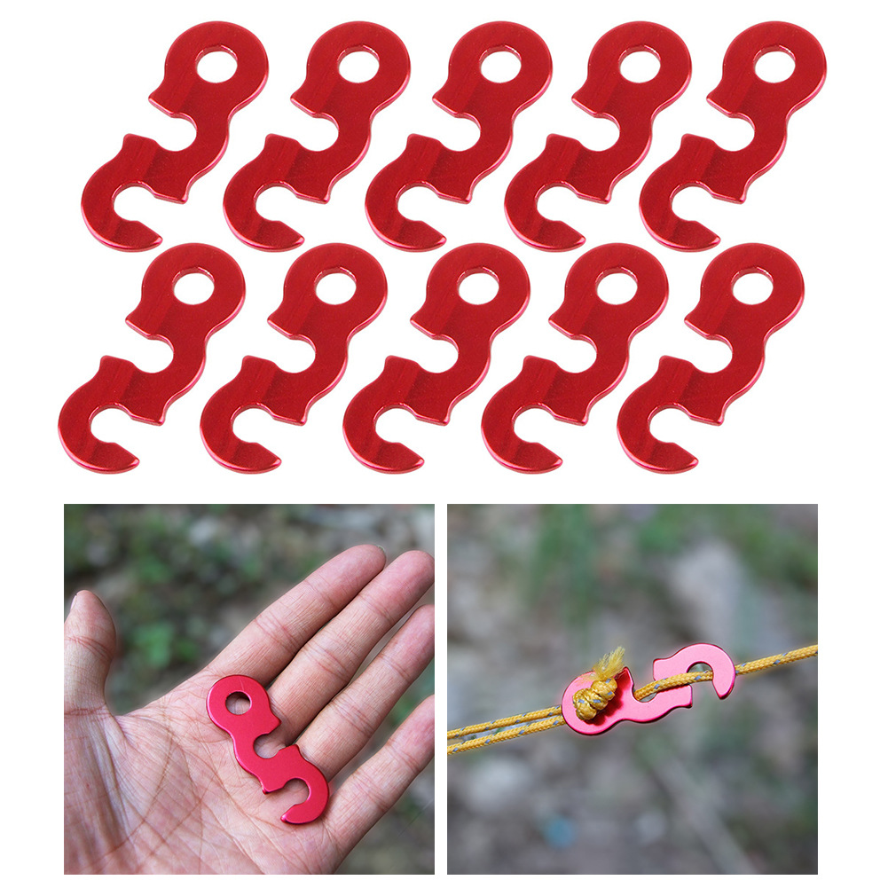 Aluminum alloy three-hole wind rope buckle fast rope multi-use tent adjustment buckle stop slip tightening umbrella rope windproof rope buckle
