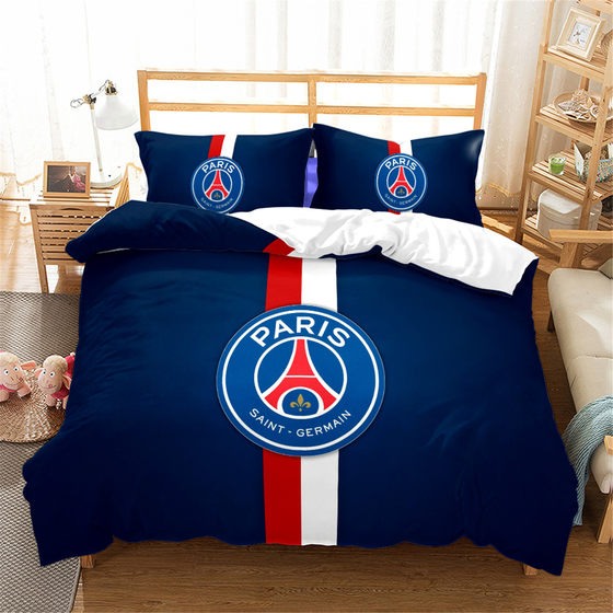 Football Giants digital printing Champions League cross-border quilt cover kit
