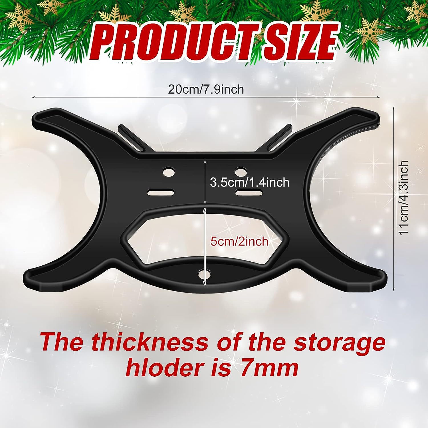 Cross-border new Christmas string light storage bag storage bracket Christmas string light winding organizer clip multiple sizes