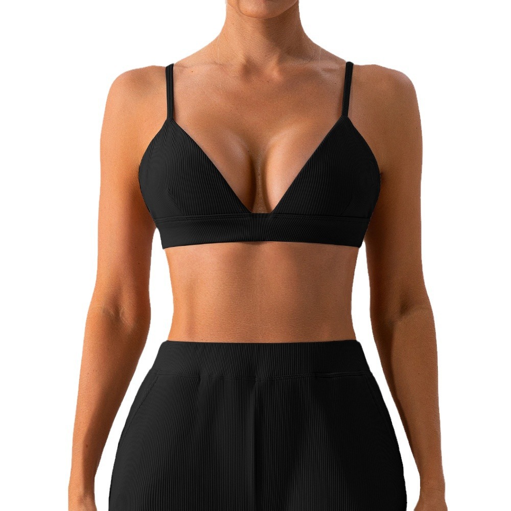 23 cross-border nude beauty back yoga bra push up quick-drying tight sports underwear running fitness vest top for women