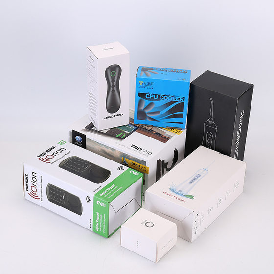 Daily Product Packaging Box Carton Box Small Batch Kraft Paper Box Corrugated Box White Cardboard Box 3c Digital Box