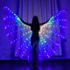 ELF LED luminous butterfly wings back decoration children adult gold wings fluorescent cloak stage performance props clothing female